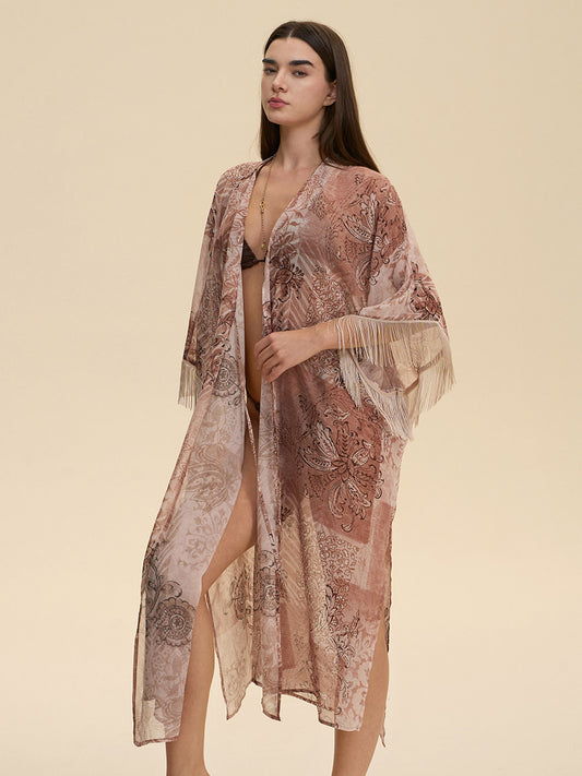 Bohemian Tribal Fringe Cover-Up