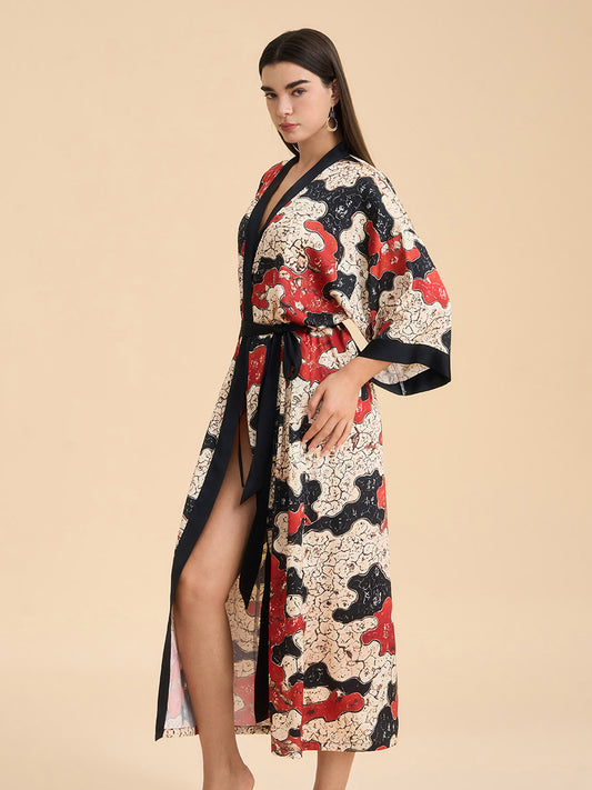 Satin Kimono Robe