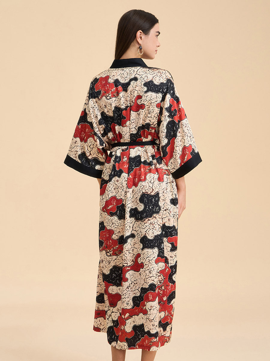 Satin Kimono Robe