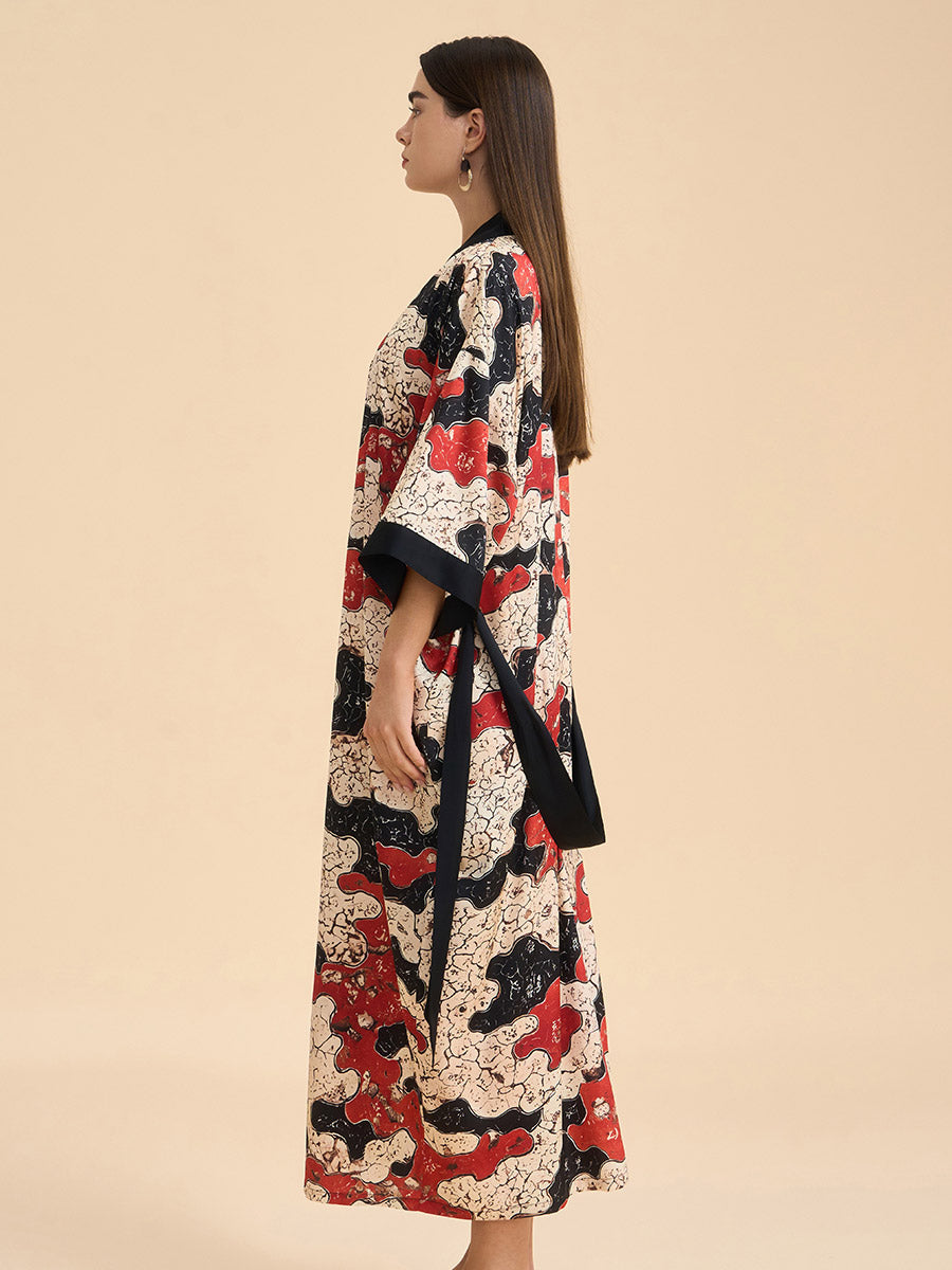 Satin Kimono Robe