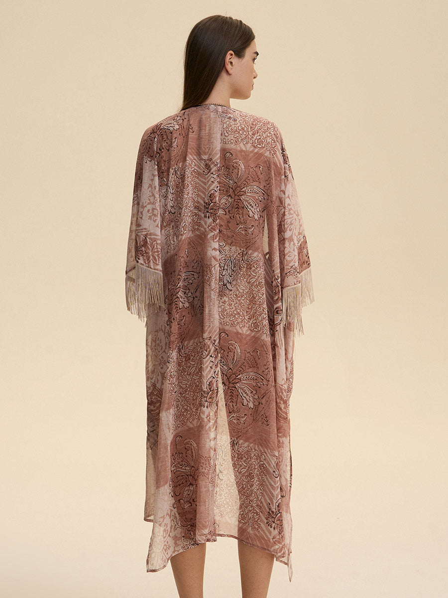 Bohemian Tribal Fringe Cover-Up