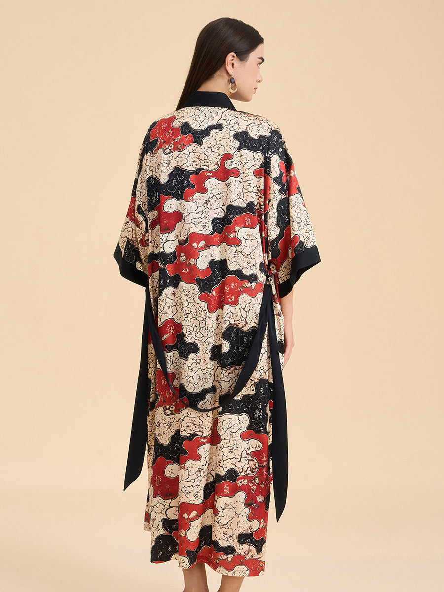 Satin Kimono Robe