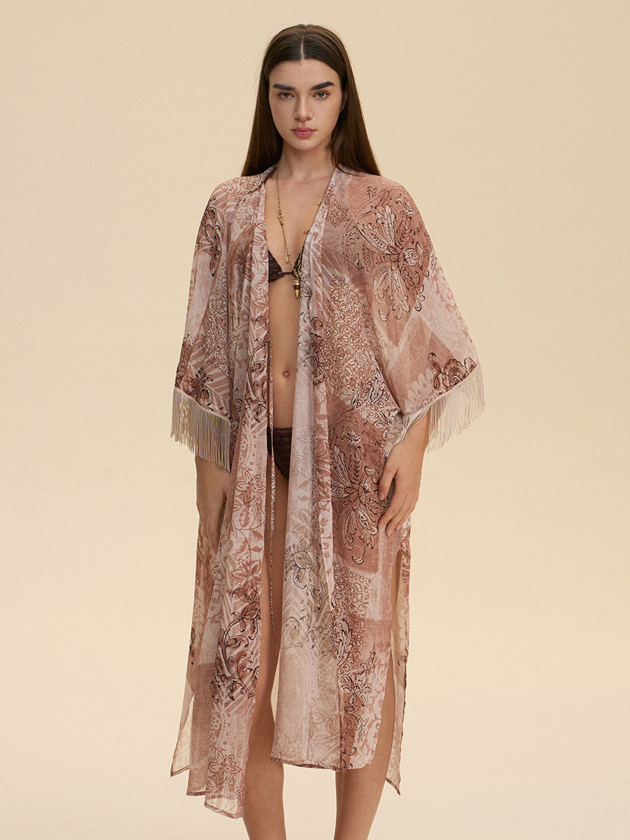 Bohemian Tribal Fringe Cover-Up