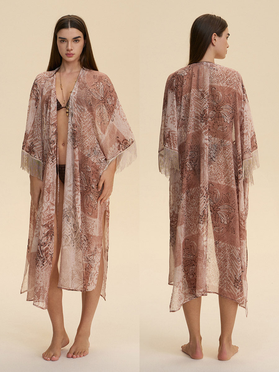 Bohemian Tribal Fringe Cover-Up